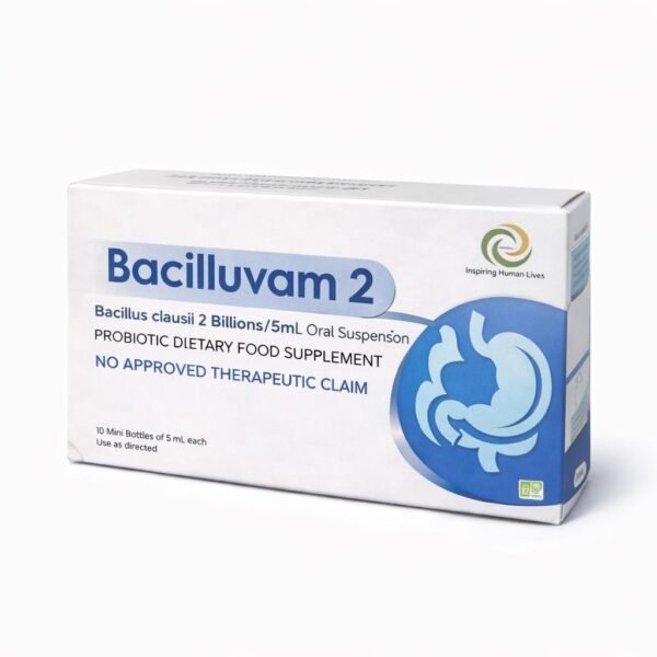 Bacillus Clausii 2 Billions (BACILLUVAM 2) - 10 vial per box